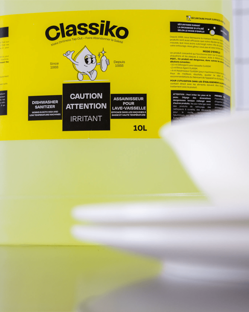 Dishwasher sanitizer product label  Household multi purpose cleaners